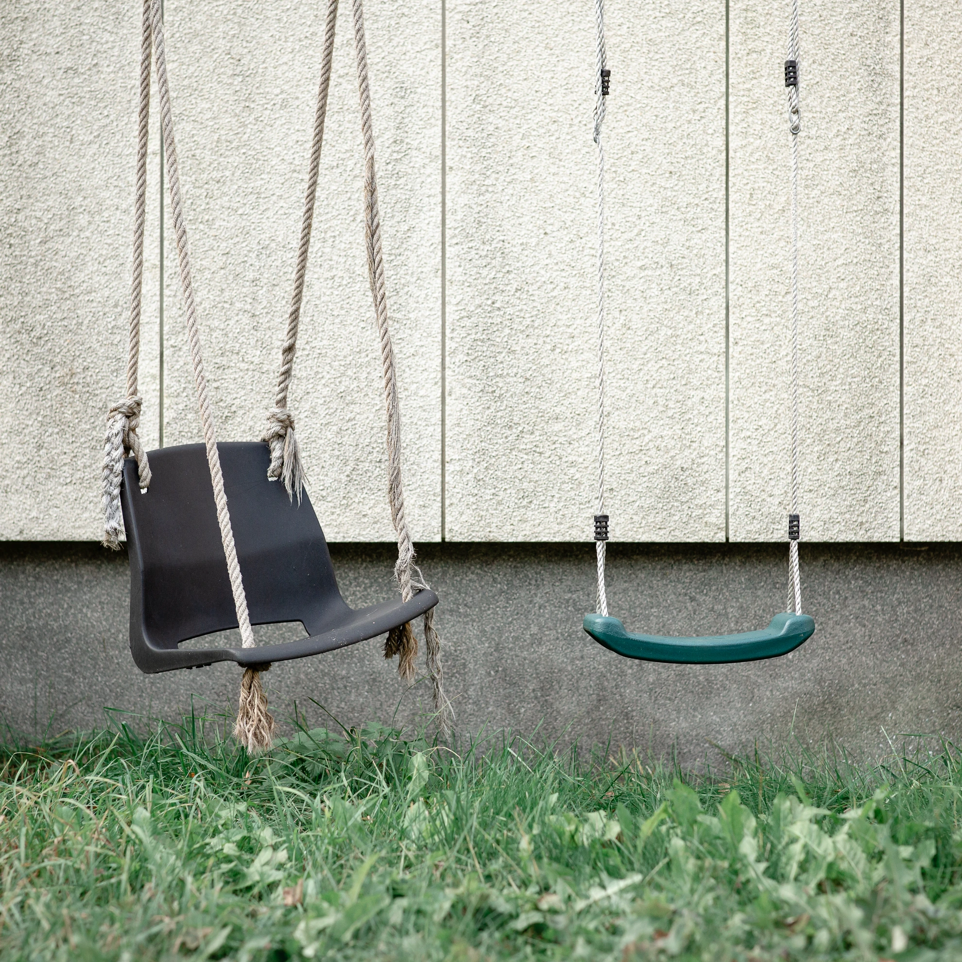 Swings past