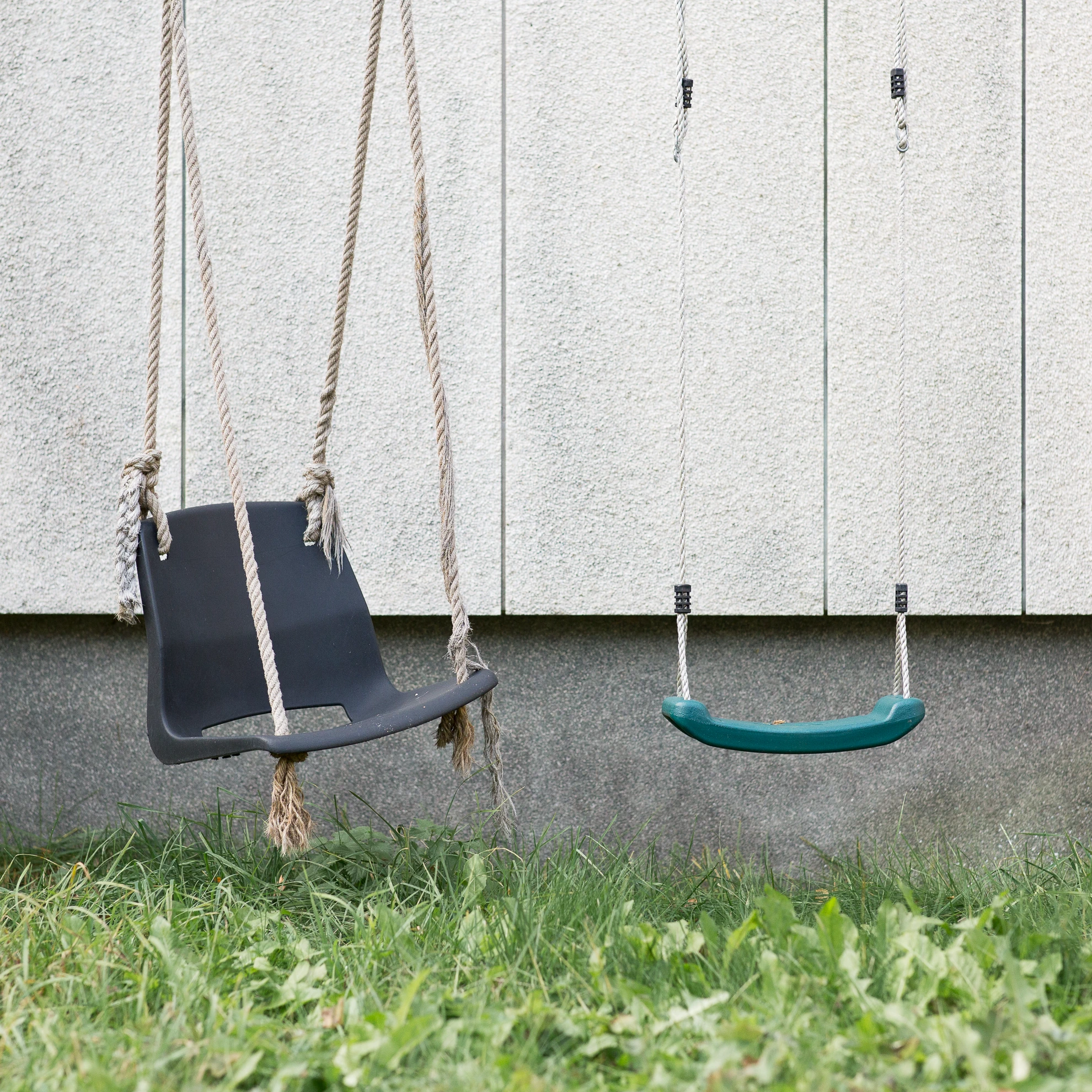 Swings past